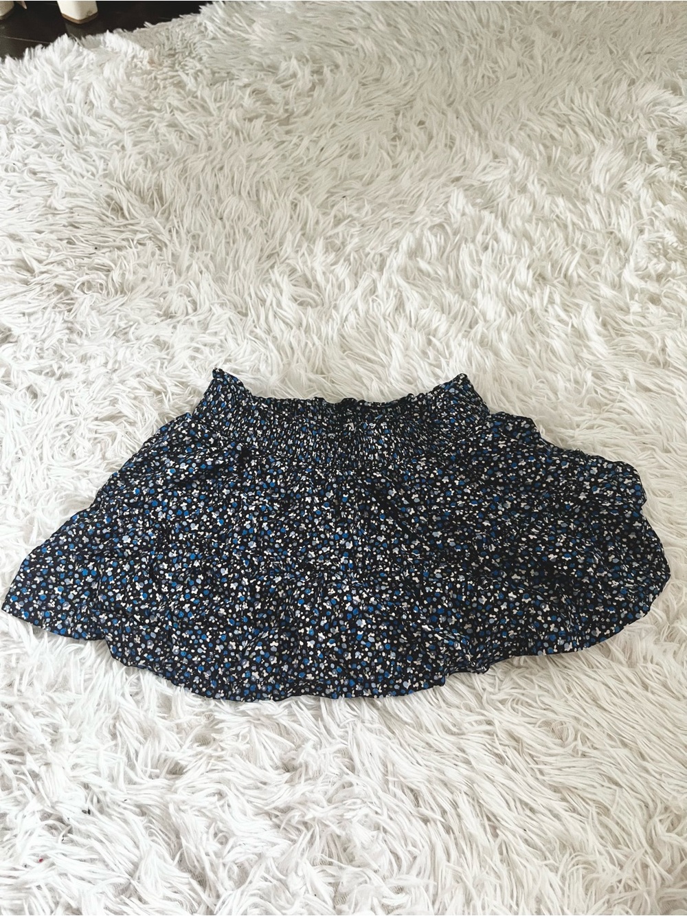 Gap Floral baby girl Floral Tiered Mini Skirt with shorts
